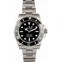 MEJOR RÉPLICA ROLEX SUBMARINER SIN FECHA 114060 RELOJ NEGRO ESFERA