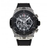 Replica Hublot Big Bang Unico de ceramica de titanio 411.nm.1170.rx Reloj