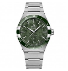 Omega Constellation Master Chronometer 41 131.30.41.21.99.002 Acero Inoxidable Ceramica Meteorito Verde réplica de reloj