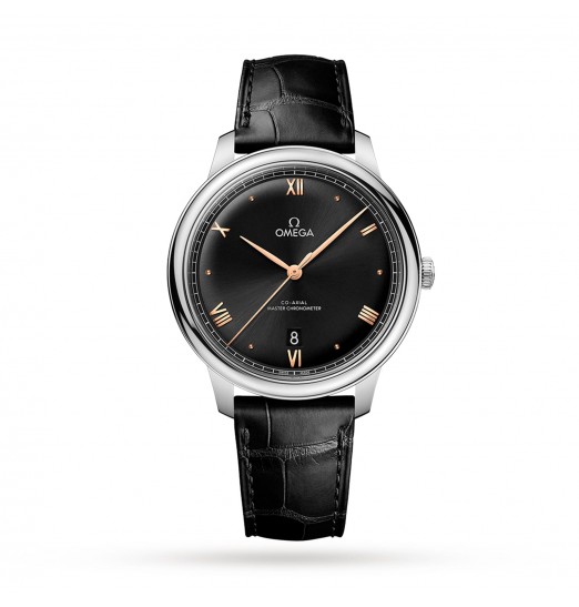 Omega De Ville Prestige Co-Axial Master Chronometer 40mm para hombre Negro O43413402001001 réplica de reloj