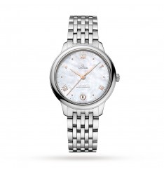 Omega De Ville Prestige Co-Axial Master Chronometer 34 mm para mujer Madreperla O43410342005001 réplica de reloj