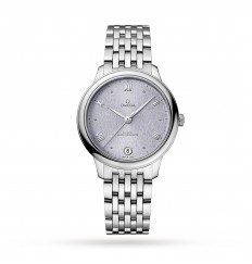 Omega De Ville Prestige Co-Axial Master Chronometer de 34 mm para mujer en azul O43410342003001 réplica de reloj