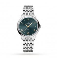 Omega De Ville Prestige Co-Axial Master Chronometer de 34 mm para mujer en azul O43410342010001 réplica de reloj Omega De Ville Prestige Co-Axial Master Chronometer de 34 mm para mujer en azul O43410342010001 réplica de reloj