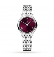 Omega De Ville Prestige de cuarzo para mujer de 27,5 mm, rojo O43410286011001 réplica de reloj