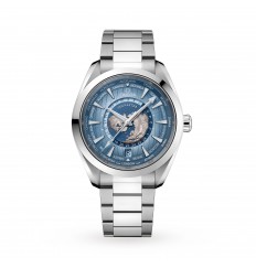Omega Seamaster Aqua Terra 150M Co-Axial Master Chronometer Gmt Worldtimer 43mm Summer Blue O22010432203002 réplica de reloj