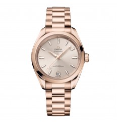 Omega Seamaster Aqua Terra Shades de 34 mm para mujer, color marfil O22050342009001 réplica de reloj