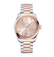 Omega Seamaster Aqua Terra Shades de 38 mm para mujer, color marfil O22020382009001 réplica de reloj