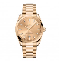 Omega Seamaster Aqua Terra Shades de 38 mm para mujer, amarillo, O22050382008001 réplica de reloj Omega Seamaster Aqua Terra Shades de 38 mm para mujer, amarillo, O22050382008001 réplica de reloj
