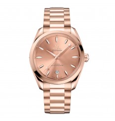 Omega Seamaster Aqua Terra Shades de 38 mm para mujer, color rosa O22050382010001 réplica de reloj
