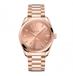 Omega Seamaster Aqua Terra Shades de 38 mm para mujer, color rosa O22050382010001 réplica de reloj Omega Seamaster Aqua Terra Shades de 38 mm para mujer, color rosa O22050382010001 réplica de reloj