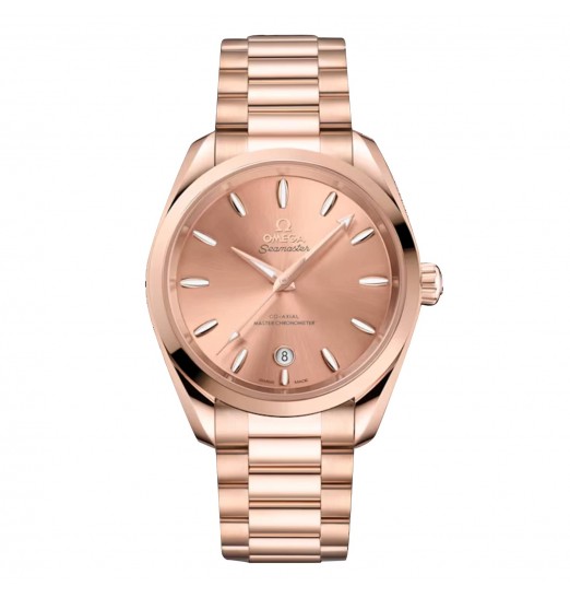 Omega Seamaster Aqua Terra Shades de 38 mm para mujer, color rosa O22050382010001 réplica de reloj