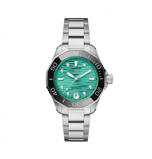 TAG Heuer Aquaracer Professional 300 36 mm para mujer Turquesa WBP231K.BA0618 réplica de reloj TAG Heuer Aquaracer Professional 300 36 mm para mujer Turquesa WBP231K.BA0618 réplica de reloj