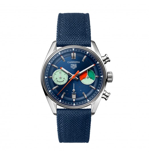 TAG Heuer Carrera Cronografo Skipper 39mm para hombre Azul CBS2213.FN6002 réplica de reloj