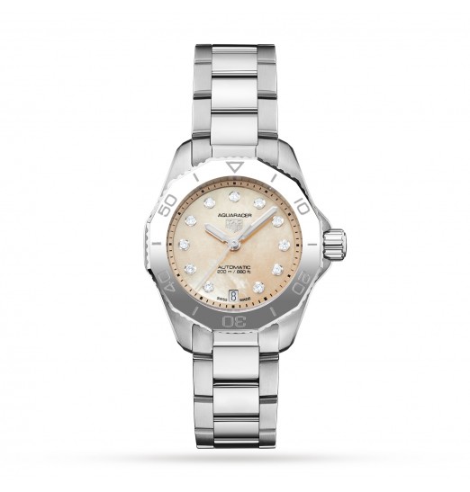 TAG Heuer Aquaracer 30 mm para mujer Caramelo Loses del grupo suizo Exclusivo WBP2417.BA0622 réplica de reloj