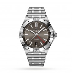 Breitling Chronomat Automatico GMT 40 con esfera gris A32398101M1A1 réplica de reloj