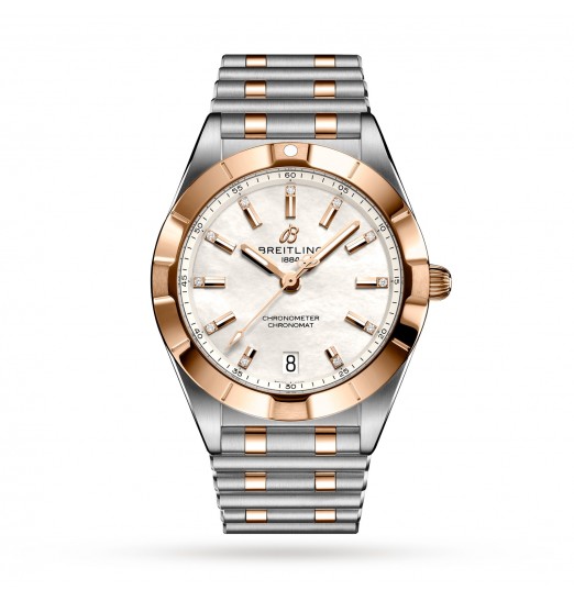 Breitling Chronomat 32 de acero inoxidable y oro rojo de 18 k U77310101A2U1 réplica de reloj