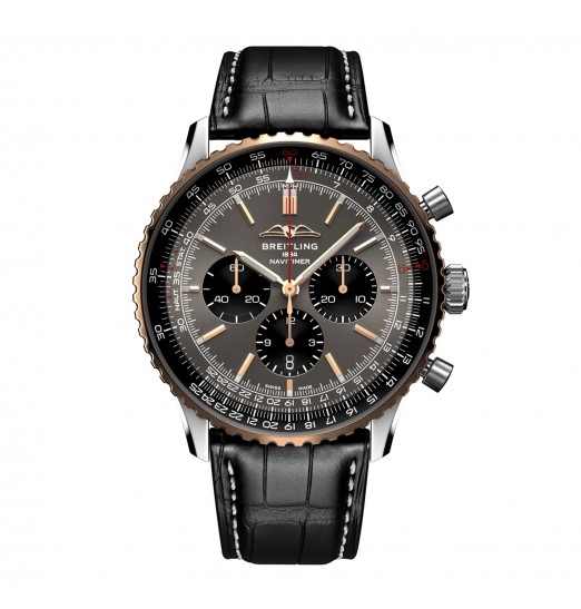 Breitling Navitimer Chronograph Edicion limitada 46 mm para hombre Gris Exclusivo de EE. UU. UB01371A1B1P1 réplica de reloj