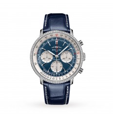 Breitling Navitimer Cronografo 41mm para hombre Esfera azul con ojos blancos AB0139631C1P1 réplica de reloj