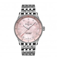 Breitling Navitimer 32 mm para mujer Madreperla rosa A77320D91K1A1 réplica de reloj