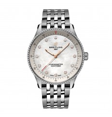 Breitling Navitimer 32 mm para mujer Madreperla blanca A77320E61A2A1 réplica de reloj