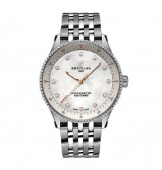 Breitling Navitimer 32 mm para mujer Madreperla blanca A77320E61A2A1 réplica de reloj