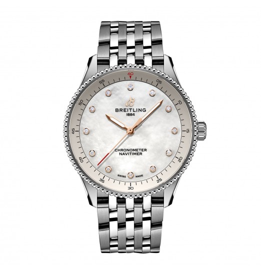 Breitling Navitimer 32 mm para mujer Madreperla blanca A77320E61A2A1 réplica de reloj Breitling Navitimer 32 mm para mujer Madreperla blanca A77320E61A2A1 réplica de reloj