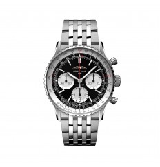 Breitling Navitimer B01 Cronografo 41mm para hombre Acero inoxidable negro AB0139211B1A1 réplica de reloj