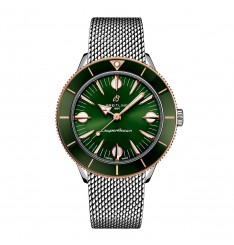 Breitling Superocean Heritage '57 Highlands Capsule 38 mm para hombre verde 2 correas U10340361L1A1 réplica de reloj