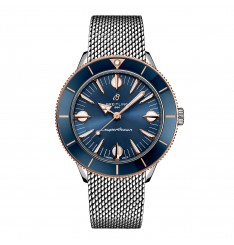 Breitling Superocean Heritage '57 Highlands Capsule 38 mm para hombre azul 2 correas U10340161C1A1 réplica de reloj Breitling Superocean Heritage '57 Highlands Capsule 38 mm para hombre azul 2 correas U10340161C1A1 réplica de reloj