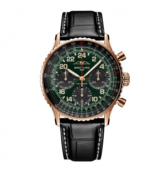 Breitling Navitimer Cosmanaute 41 mm para hombre de edicion limitada verde RB12302A1L1P1 réplica de reloj