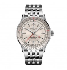 Breitling Navitimer Automatico GMT 41mm para hombre Plata Acero inoxidable A32310211G1A1 réplica de reloj Breitling Navitimer Automatico GMT 41mm para hombre Plata Acero inoxidable A32310211G1A1 réplica de reloj