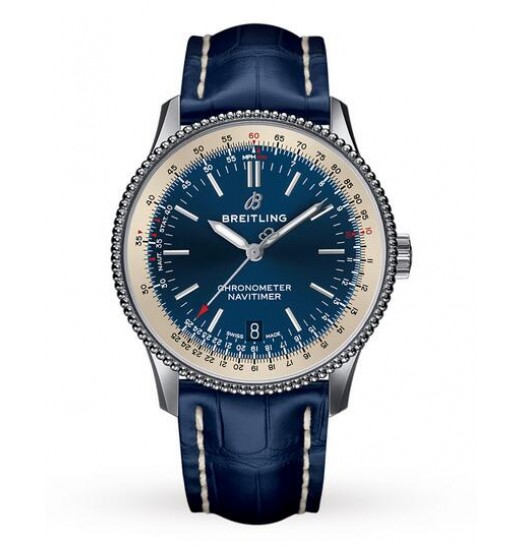 Breitling Navitimer Automatico 38 Esfera azul A17325211C1P3 réplica de reloj