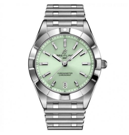 Breitling Chronomat 32mm esfera verde acero inoxidable diamante se?oras A77310101L1A1 réplica de reloj Breitling Chronomat 32mm esfera verde acero inoxidable diamante se?oras A77310101L1A1 réplica de reloj