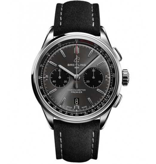 Breitling Premier B01 Chronograph Automatic Grey Dial Hombre AB0118221B1X1 réplica de reloj