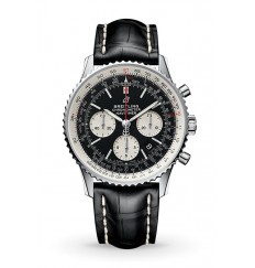 Breitling Navitimer B01 Chronograph 43 Correa de piel negra AB0121211B1P2 réplica de reloj