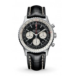 Breitling Navitimer B01 Chronograph 43 Correa de piel negra AB0121211B1P2 réplica de reloj