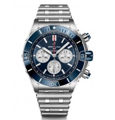 Breitling Super Chronomat Automatic Blue Dial Steel Hombres AB0136161C1A1 réplica de reloj