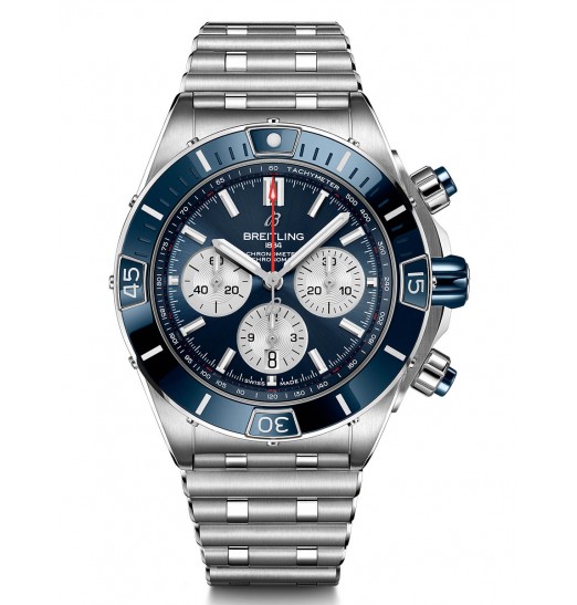 Breitling Super Chronomat Automatic Blue Dial Steel Hombres AB0136161C1A1 réplica de reloj
