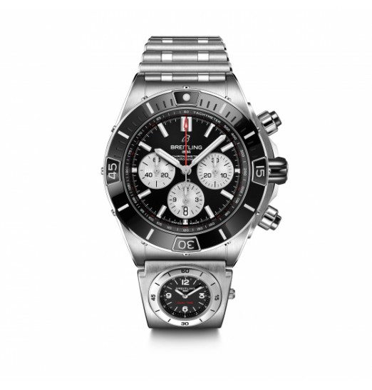 Breitling Super Chronomat B01 con CoPilot Negro - 44MM réplica de reloj Breitling Super Chronomat B01 con CoPilot Negro - 44MM réplica de reloj