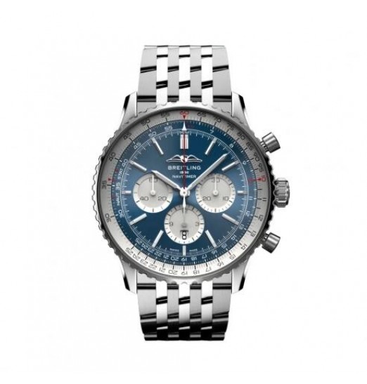 Breitling Navitimer B01 Cronografo 46 Acero inoxidable Esfera azul AB0137211C1A1 réplica de reloj
