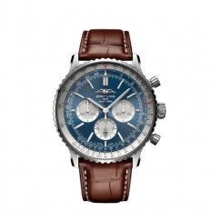 Breitling Navitimer B01 Cronografo 46 Acero inoxidable Esfera azul AB0137211C1P1 réplica de reloj