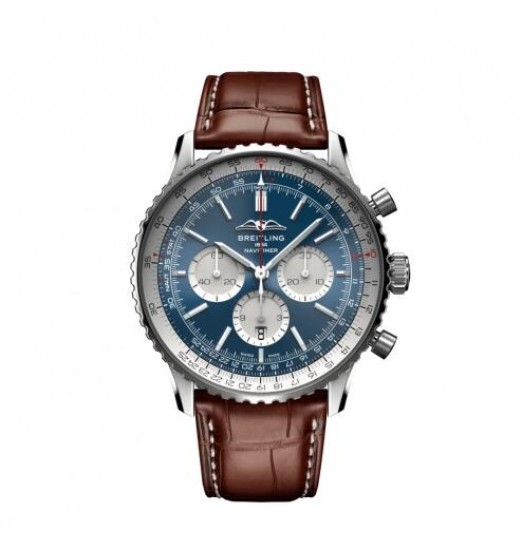 Breitling Navitimer B01 Cronografo 46 Acero inoxidable Esfera azul AB0137211C1P1 réplica de reloj