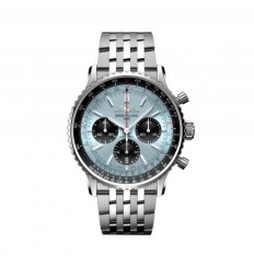 Breitling Navitimer B01 cronografo 43 acero inoxidable esfera azul hielo AB0138241C1A1 réplica de reloj