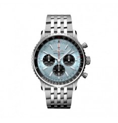 Breitling Navitimer B01 cronografo 43 acero inoxidable esfera azul hielo AB0138241C1A1 réplica de reloj