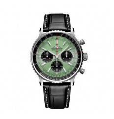 Breitling Navitimer B01 Cronografo 43 Acero inoxidable Verde menta AB0138241L1P1 réplica de reloj