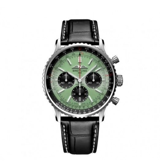 Breitling Navitimer B01 Cronografo 43 Acero inoxidable Verde menta AB0138241L1P1 réplica de reloj
