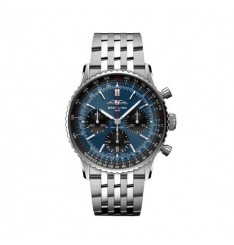 Breitling Navitimer B01 Cronografo 41 Acero inoxidable Esfera azul AB0139241C1A1 réplica de reloj