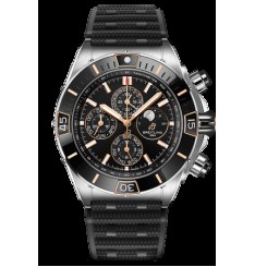 Breitling Super Chronomat Correa de caucho con esfera negra para hombre I19320251B1S1 réplica de reloj Breitling Super Chronomat Correa de caucho con esfera negra para hombre I19320251B1S1 réplica de reloj