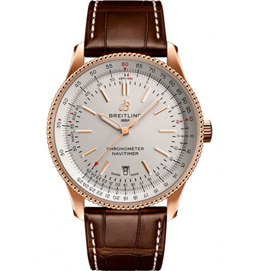 Breitling Navitimer Automatic 41 Oro rojo de 18 k R17326211G1P1 réplica de reloj