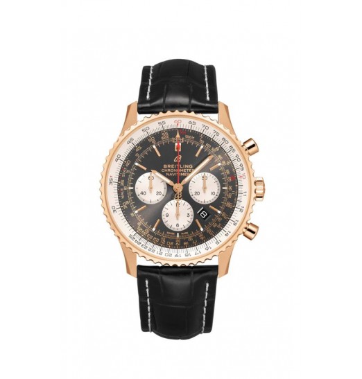 Breitling Navitimer 1 B01 Chronograph 46 Oro rojo de 18 quilates RB0127121F1P2 réplica de reloj